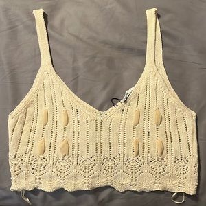 Zara copped tank NWT sz Medium